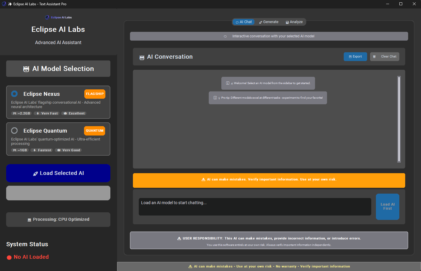 AI Text Assistant Pro - Version 1